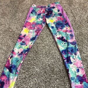 adidas Kids Colorful Abstract Leggings